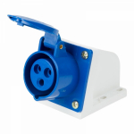 Розетка стационарная силовая ССИ 113 2Р+РЕ 16А 220В IP44 REXANT (1/1/60) Розетка стационарная силовая ССИ 113 2Р+РЕ 16А 220В IP44 REXANT (1/1/60)