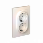 Розетка 2гн с З/К с/у жемчуг в сборе 16А AtlasDesign Systeme Electric (1/6) Розетка 2гн с З/К с/у жемчуг в сборе 16А AtlasDesign Systeme Electric (1/6)