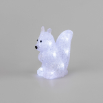 Акриловая светодиодная фигура "Белка" 17,5х12х18 см, 4,5 В, 3 батарейки AAA (не входят в комплект),