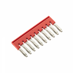 Перемычка вставная, для клемм на 2.5 кв.мм, 10-и полюсная DKC (1/50) Перемычка вставная, для клемм на 2.5 кв.мм, 10-и полюсная DKC (1/50)