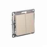 Выключатель 2кл с/у песочный AtlasDesign Systeme Electric (1/20) Выключатель 2кл с/у песочный AtlasDesign Systeme Electric (1/20)