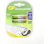 Аккумулятор ААА 2шт бл. GP75AAAHC-2DECRC2 750 mAh, 1.2V GP (2/20/200) Аккумулятор ААА 2шт бл. GP75AAAHC-2DECRC2 750 mAh, 1.2V GP (2/20/200)