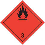 Знак для маркировки опасных грузов "Кл.3" 250х250 мм, пленка самоклеящаяся ГОСТ 19433-88 EKF Знак для маркировки опасных грузов "Кл.3" 250х250 мм, пленка самоклеящаяся ГОСТ 19433-88 EKF