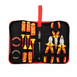 Набор диэлектрического инструмента RI-02, 11 предметов, до 1000 В, тканевый пенал REXANT (1/1/1)