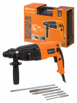 Перфоратор П-850/26, 850 Вт, 0-1150 об/мин, 0-5300 уд/мин, 3 Дж, патрон SDS-Plus, кейс, "Рубин" TDM Перфоратор П-850/26, 850 Вт, 0-1150 об/мин, 0-5300 уд/мин, 3 Дж, патрон SDS-Plus, кейс, "Рубин" TDM