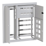 Щит этажный 8 кв. слаботочка слева (1000х950х150) EKF Basic