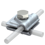 Соединитель Vario для быстрого монтажа круглых проводников диаметром 8-10 мм, оцинкованный 249 8-10 ST OBO BETTERMANN (20/20/20)