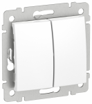 Перекл. 2-кл сх6/2 IP44 10АХ б/к 6900981 бел. VALENA IEK