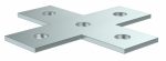 Пластина соединительная X-образная для STRUT-профиля HDZ IEK (20)