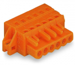 Клеммная колодка 26.45мм 8x1 0.08-2.5мм² 16А 320В термопласт оранжевый Wago Клеммная колодка 26.45мм 8x1 0.08-2.5мм² 16А 320В термопласт оранжевый Wago