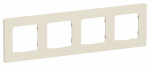 Рамка 4гн сливочный РУ-4-К-ФлСл FLITE IEK (1/100)