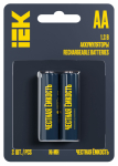 Элемент питания аккумулятор Ni-MH HR6 (AA) 2шт 2700 mAh GREEN IEK (1/10) Элемент питания аккумулятор Ni-MH HR6 (AA) 2шт 2700 mAh GREEN IEK (1/10)