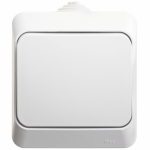 Выключатель 1кл прох о/у белый IP44 Этюд Systeme Electric Выключатель 1кл прох о/у белый IP44 Этюд Systeme Electric