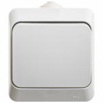 Выключатель 1кл прох о/у серый в сборе 10А IP44 Этюд Systeme Electric Выключатель 1кл прох о/у серый в сборе 10А IP44 Этюд Systeme Electric