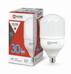 Лампа светодиод 30Вт дрл/дрв Е27 6500К 2700Лм HP-PRO IN HOME (1/50) Лампа светодиод 30Вт дрл/дрв Е27 6500К 2700Лм HP-PRO IN HOME (1/50)
