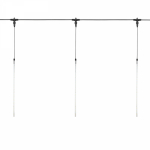 Гирлянда Тающие сосульки комплект 10 шт. x 50см, шаг 100см, 600 LED ТЕПЛЫЙ БЕЛЫЙ, черный каучук, IP67, 24В, соединяется NEON-NIGHT Гирлянда Тающие сосульки комплект 10 шт. x 50см, шаг 100см, 600 LED ТЕПЛЫЙ БЕЛЫЙ, черный каучук, IP67, 24В, соединяется NEON-NIGHT