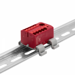 Зажим клеммный проходной 28.8мм размер ячейки 36.1мм на DIN-рейку 1 уровень сечение провода 6мм² 41А 690В термопласт DKC (ДКС) Зажим клеммный проходной 28.8мм размер ячейки 36.1мм на DIN-рейку 1 уровень сечение провода 6мм² 41А 690В термопласт DKC (ДКС)