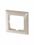 Рамка 1-пост. без перегородки цвет бежевый Basic 55 ABB Рамка 1-пост. без перегородки цвет бежевый Basic 55 ABB