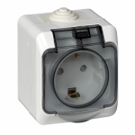 Розетка 1гн с З/К с крыш. шторки о/у белый 16А IP44 Этюд Systeme Electric (1/12) Розетка 1гн с З/К с крыш. шторки о/у белый 16А IP44 Этюд Systeme Electric (1/12)