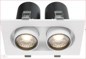 Встраиваемый светильник Hidden 4000K 2x10W 36° DL045-02-10W4K-W Встраиваемый светильник Hidden 4000K 2x10W 36° DL045-02-10W4K-W