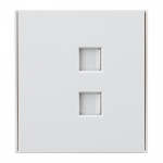 Розетка комп двойная RJ45+RJ45 с/у жемчуг механизм с рамкой кат.6 MIELE STRONG KRANZ (1/100)