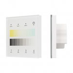 INTELLIGENT ARLIGHT Сенсорная панель SMART-DALI-301-11-4G-3SC-DT8 Белая (230V, встраиваемая, 2.4G) (IARL, IP20 Пластик, 5 лет)