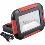 Аккумуляторный светодиодный прожектор-фонарь 10W, 6400K, 21*SMD2835, IP44, TL911