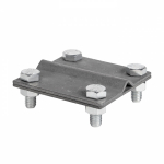 Зажим универсальный полоса 40 - прут 10 (пластина 70x70мм) HZ EKF Зажим универсальный полоса 40 - прут 10 (пластина 70x70мм) HZ EKF