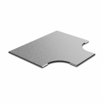 Крышка на тройник для кабельного лотка листового, 100мм гальваническое/электролит. цинковое покрытие Ostec _ Крышка на тройник для кабельного лотка листового, 100мм гальваническое/электролит. цинковое покрытие Ostec _