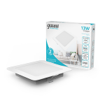 Панель светодиод квадратная SLP 13Вт 4000К 1100Лм 145/26мм белая IP20 Gauss Elementary Downlight (1/60)