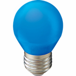 Лампа светодиод для белт-лайта 1Вт шар Е27 3000К 10Лм синий ERABL45-E27 ЭРА (1/10/100)