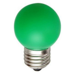 Лампа светодиод для белт-лайта 1Вт шар Е27 3000К 10Лм зеленый ERAGL45-E27 ЭРА (1/10/100)