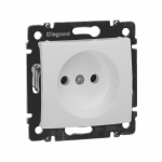 Розетка 1гн без З/К с/у белый механизм на винтах 16А Valena Legrand (1/10/100) Розетка 1гн без З/К с/у белый механизм на винтах 16А Valena Legrand (1/10/100)