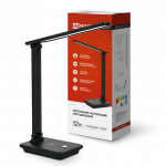 Светильник настольный светодиод 12Вт 3000-6500К 600Лм сенсор-диммер, беспр.зарядка для тел, адаптер черный ССО-09Ч IN HOME (1/30) Светильник настольный светодиод 12Вт 3000-6500К 600Лм сенсор-диммер, беспр.зарядка для тел, адаптер черный ССО-09Ч IN HOME (1/30)