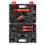 Мех. инструм., с фикс. устр-ом для мех-ого инстр-та, с авт. возвратом КВТ Универсальный набор инструментов для опрессовки и снятия изоляции