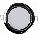 Светильник встраив под лампу GX53 10639.6 106х39мм точечный хром. глянцевый JazzWay