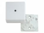 Соединительная/распаячная коробка (розетка) открытой установки 75x75x30мм пластик белый ip20 HEGEL