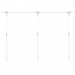 Гирлянда Тающие сосульки комплект 10 шт. x 50см, шаг 100см, 600 LED ТЕПЛЫЙ БЕЛЫЙ, белый каучук, IP67, 24В, соединяется NEON-NIGHT Гирлянда Тающие сосульки комплект 10 шт. x 50см, шаг 100см, 600 LED ТЕПЛЫЙ БЕЛЫЙ, белый каучук, IP67, 24В, соединяется NEON-NIGHT