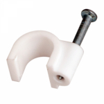 Скоба круглая пласт 8мм (50шт/упак) REXANT (1/10/200) Скоба круглая пласт 8мм (50шт/упак) REXANT (1/10/200)