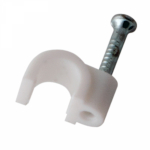 Скоба круглая пласт 4мм (50шт/упак) REXANT (1/10/400) Скоба круглая пласт 4мм (50шт/упак) REXANT (1/10/400)