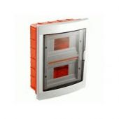 Бокс ЩРВ-П-16мод встр. пласт бел (дв.прозр) 2 ряда IP40 VIKO (1/10)