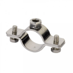 Хомут для тяжелых нагрузок 47-51 (1" 1/2) мм, M8, нержавеющая сталь AISI 316L Хомут для тяжелых нагрузок 47-51 (1" 1/2) мм, M8, нержавеющая сталь AISI 316L