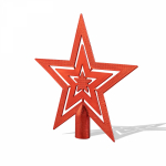 Верxушка на елку Звезда 20см, цвет красный NEON-NIGHT