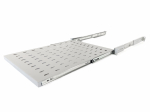 Hyperline TSS3-600-RAL7035 Полка выдвижная, глубина 600 мм, с фронтальным креплением, нагрузка до 20 кг, для шкафов TTB глубиной 800-1200мм, цвет серы
