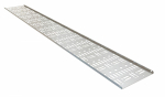 Hyperline CDV-150x9-42U-RAL7035 Перфорированный вертикальный кабельный организатор-лоток 150х9 мм, высотой 1868 мм, для шкафа высотой 42U, серый