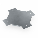 Крышка ответвителя Х-образного Профи INOX (AISI 316) 100 (1,0 мм) Промрукав