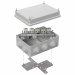 Коробка огнестойкая для о/п 40-0310-FR1.5-10 Е15-Е120 RAL7035 150х110х70 (6 шт/кор) Промрукав