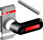 Рукоятка для выключателя-разъединителя черная ABB Рукоятка для выключателя-разъединителя черная ABB