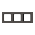 3 - местная рамка, IP44, мокко, пластик Эпика EKF