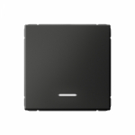 Выключатель 1кл с подсв с/у базальт механизм ArtGallery Systeme Electric (1/5/20)